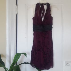 Burgundy Dress